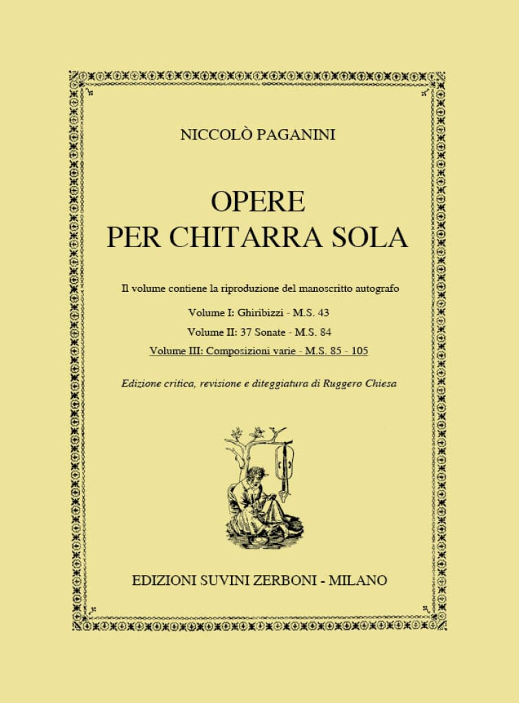Opere per Chitarra Sola Vol. 3: